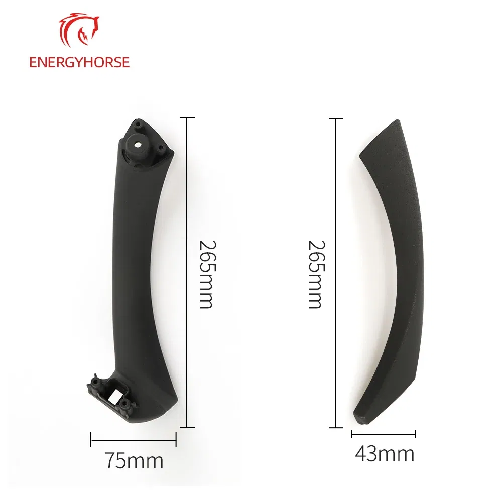 Color: Beige - Car Inner Handle Interior Door Panel Pull Trim Cover Black Left Right for BMW 3 Series E90 E91 316 318 320 325 328