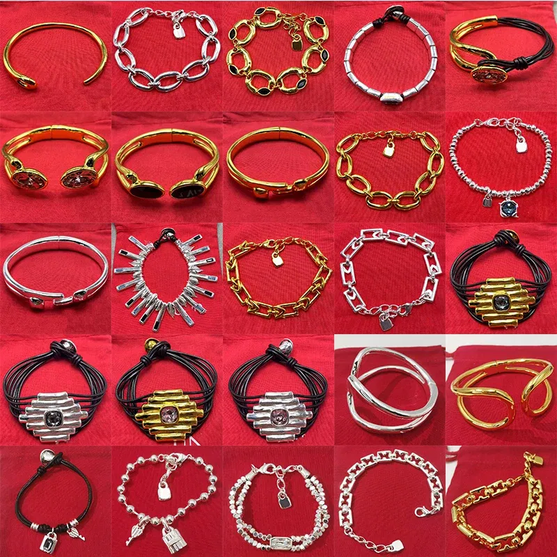 Metal Color: Gold-color - gift of New Hot Spanish jewelry lightweight luxury jewelry bracelet ladies party exquisite accessories high-quality gifts