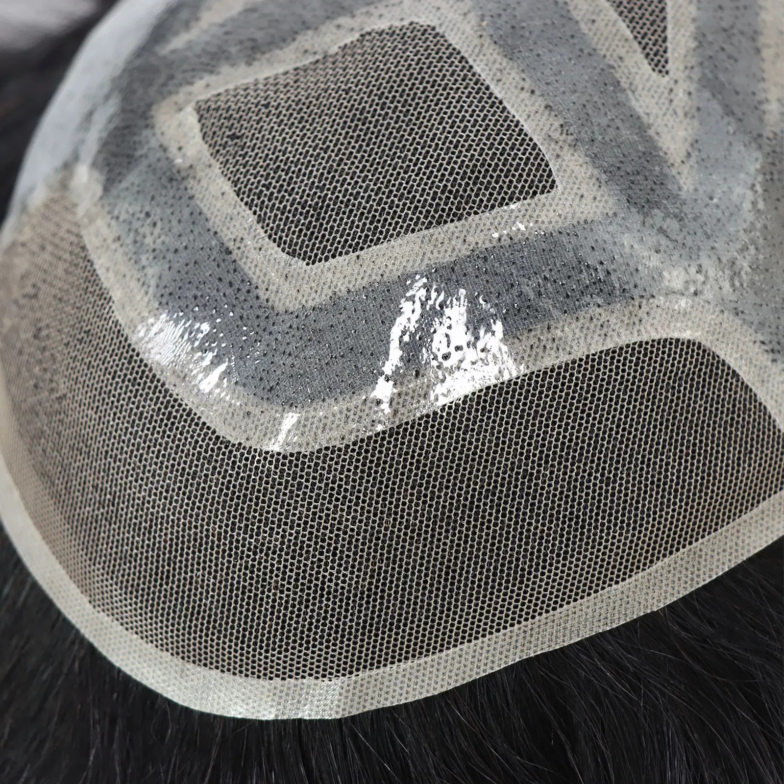 Toupee Color: 20R#, Length: 6 inches, Toupee Size: 8x10 - 6*8/ 6*9/ 7*10/8*10 Lace With PU Toupee Men Breathable French Lace Front Men's Wig Human Hair Toupee Men's Replacement Systems