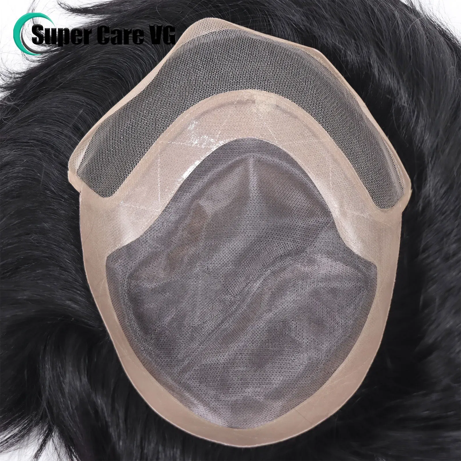 Toupee Color: 20R#, Length: 6 inches, Toupee Size: 8x10 - 6*8/ 6*9/ 7*10/8*10 Lace With PU Toupee Men Breathable French Lace Front Men's Wig Human Hair Toupee Men's Replacement Systems