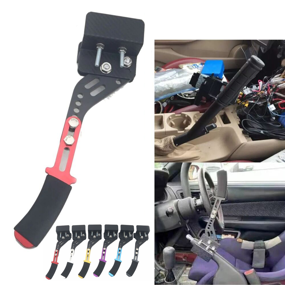 Color: Black - 6 Colors Aluminum Drift Handbrake Extension Extender Lever Universal Fit For Most Car