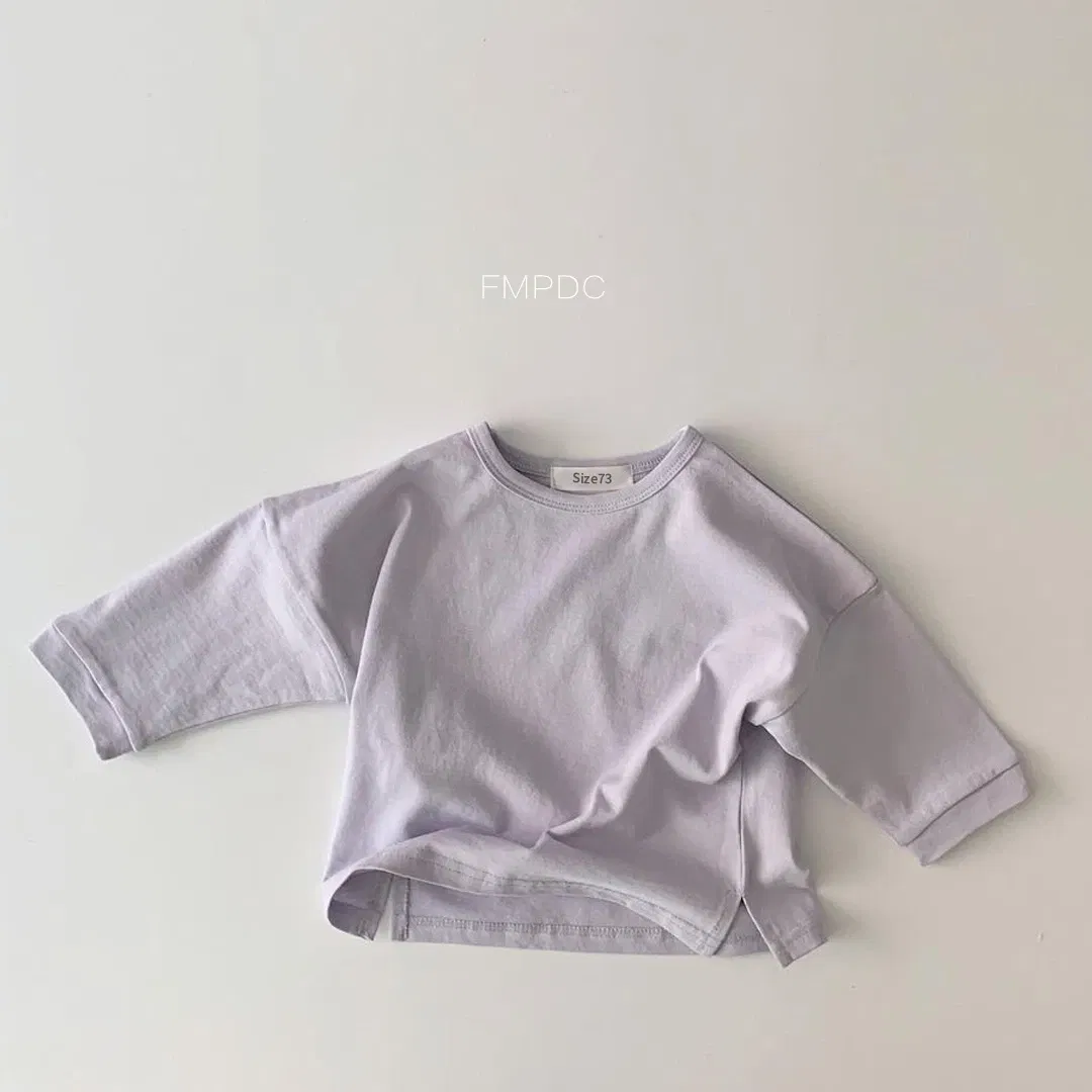 Color: Lavender, Kid Size: 18M - Korea Baby Tee 2023 Baby Autumn Clothes Basic Soft Bottoming Shirt Toddler Girl Clothes T-shirts Baby Boys Clothes Tank Tops New