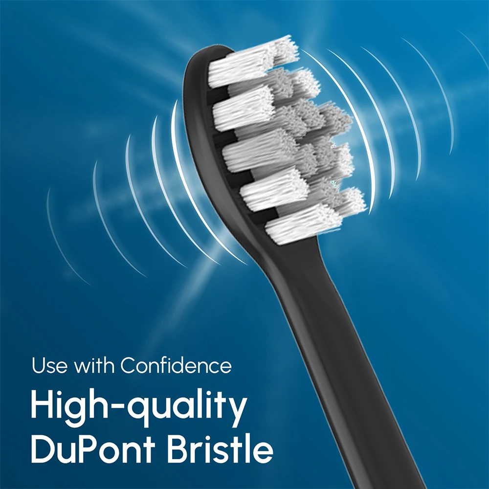 Color: Brown - Replacement Toothbrush Brush Heads Compatible with Philips Sonicare Professional Electric Toothbrush Pro1100 4100 6100 6500 7500