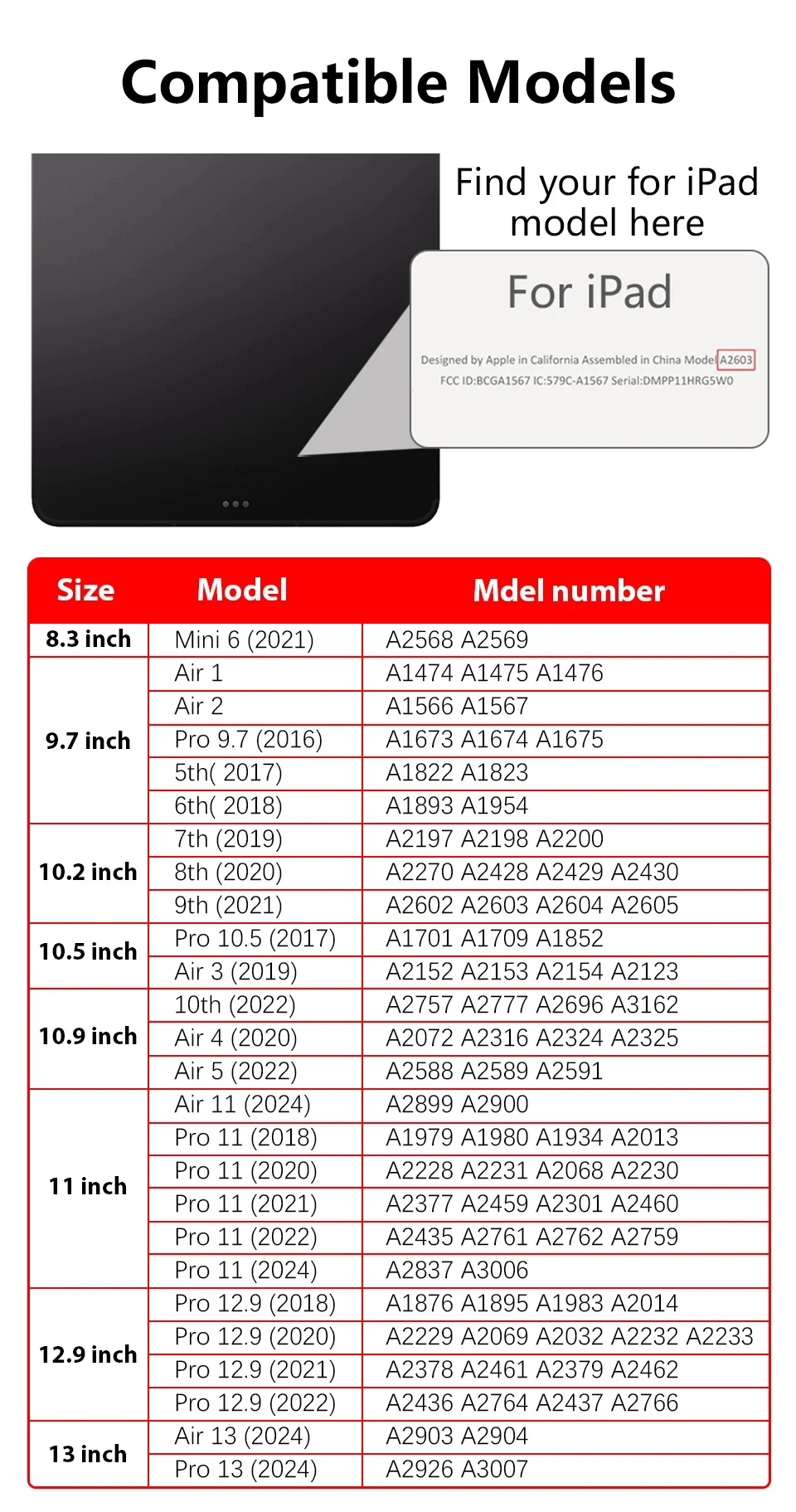 Color: black, Size: Sixteen - For 2025 iPad Air 11 Case iPad 10th Generation  11th A16  9th  Cover Gen  iPad Pro11 4 5 10.9in 12.9 M2 M3 M4 Pencil Holder Case