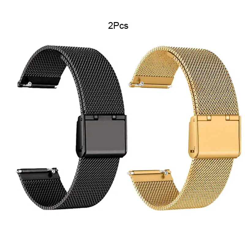 Color: Yellow, Size: S - Bracelet For Huawei Watch GT 3 Pro 43mm 46mm Stainless Steel Watchband Huawei Watch GT 4 46MM Milanese Metal Bracelet