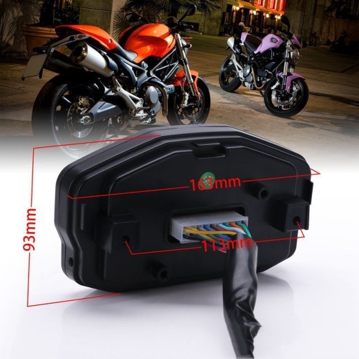 Motorcycle Instrument Modification Universal Color Screen LCD