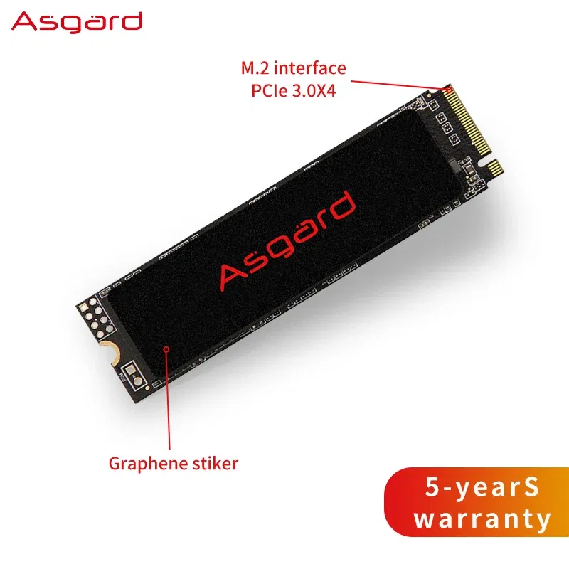 SSD Capacity: 480GB - Asgard  M.2 SSD M2 512gb PCIe NVME 512GB 1TB 2TB Solid State Drive 2280 Internal Hard Disk for Laptop  Cache