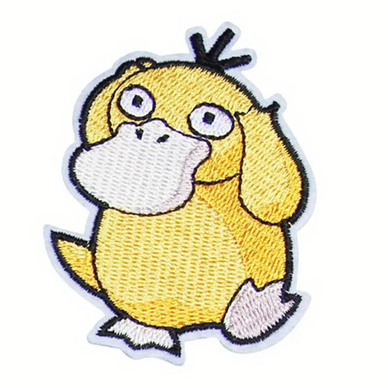 Color: Antique Zinc - Kawaii Animals Patch Anime Game Embroidered Patches For Clothing DIY Iron on Patches For Clothes Jacket Cartoon Patch Stickers