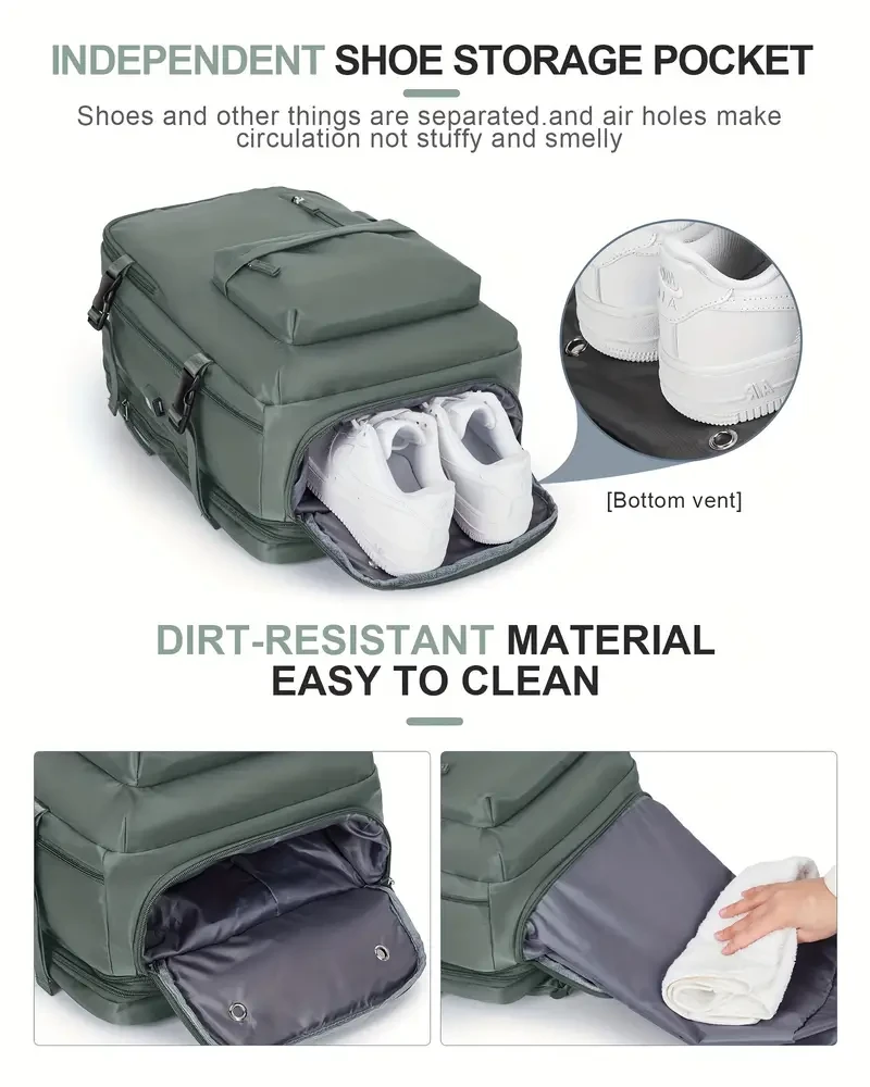 Extra Large Capacity Travel Backpack for 2024 Business Travel Storage Backpack