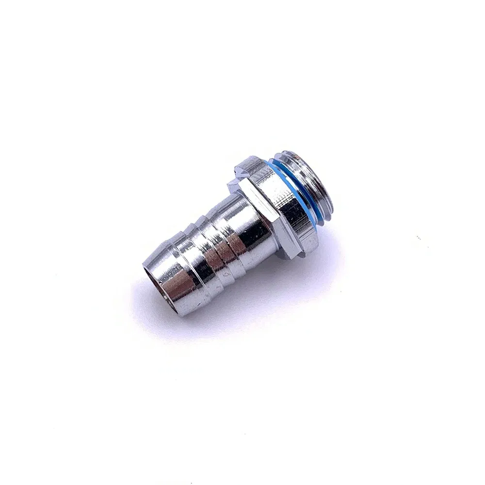 Color: Orange - 6pcs PC Water Cooling Barb Fitting Two-Touch Fitting G1/4 Thread Barb Connector for Computer Cooling System 4/6/7.2/9/11/14mm