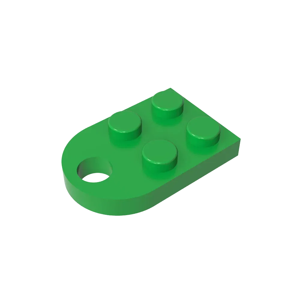 Color: light green - Gobricks 1pcs Moc Bricks Plate Special Parts 3x2 with Hole Compatible with 3176 Assemble Building Block Kids Toys DIY Gift Adult