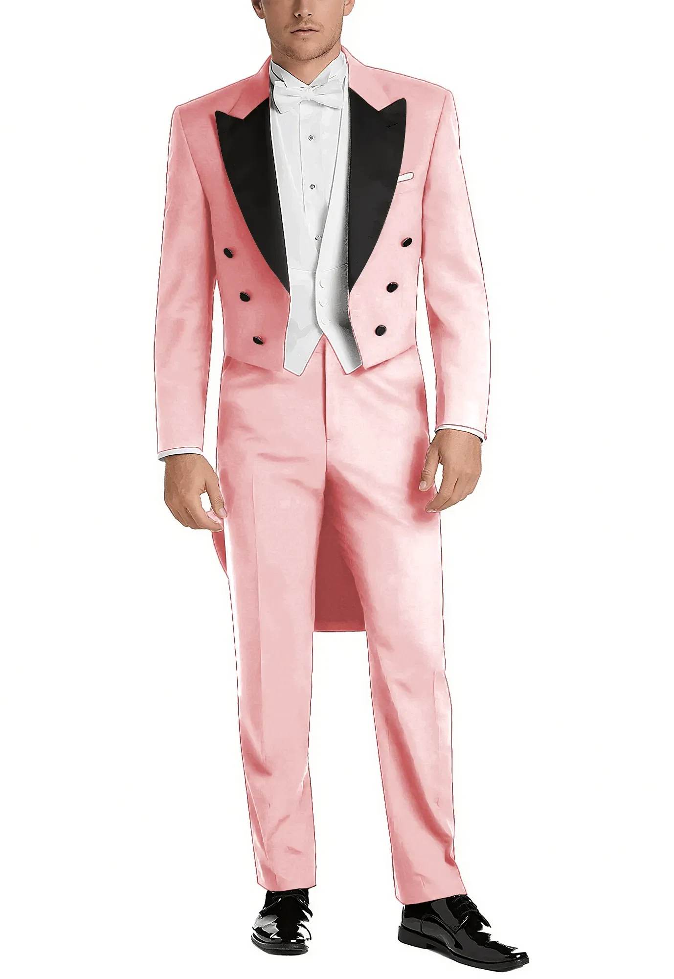 Color: GRAY, Size: XXL - Italy Style Aristocratic Men Suit Three Pieces(Jacket+Pants+Vest) Hot-selling High-quality Double Breasted Male Clothing