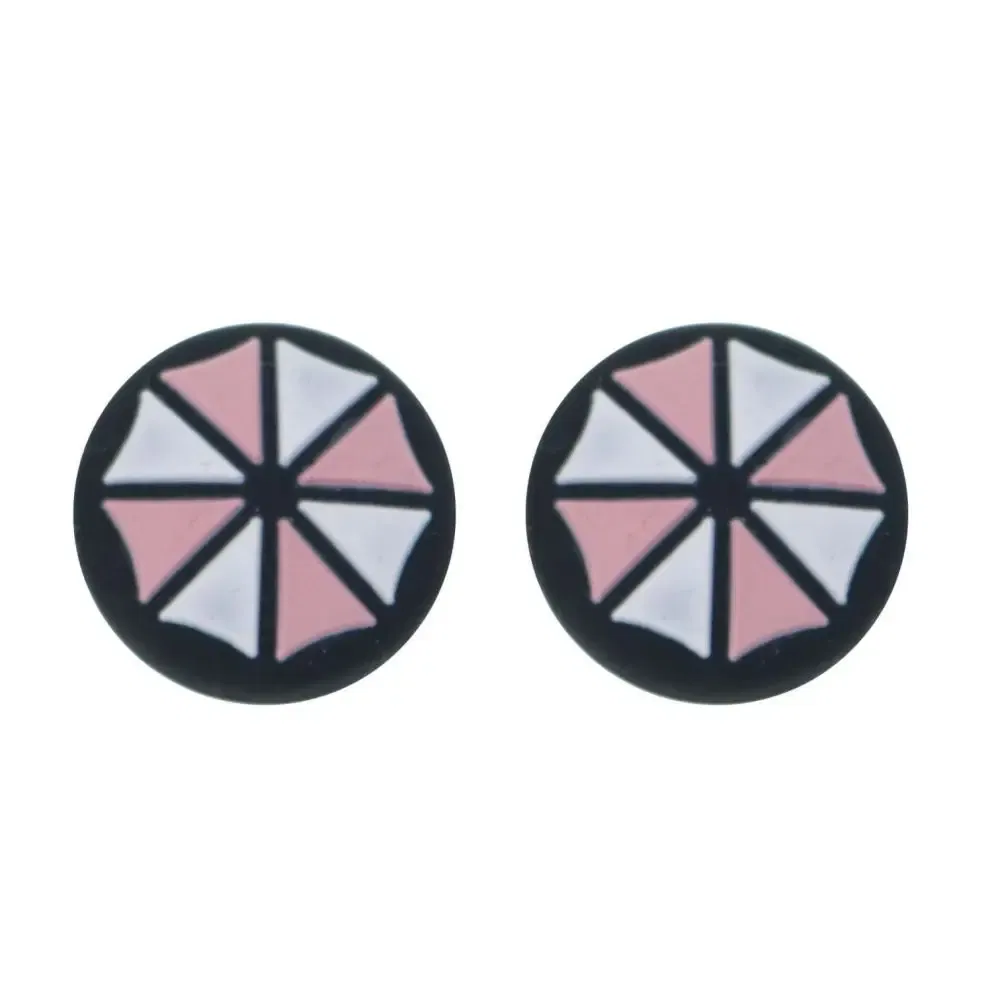 Color: Other - 2pcs Cherry Pink Lemon For Nintendo Switch Lite OLED Analog Thumb Grip Nintend Swith Joy Con JoyCon Controller Joystick Cap Game