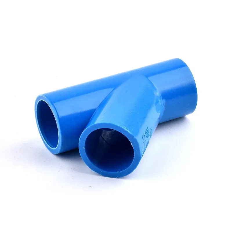 Color: grey, Diameter: 5/16'' - 1~10PCS I.D 20/25/32/40mm PVC Oblique Tee 45 Degree Connector Garden Irrigation Aquarium Fish Tank Watering Fittings Joint