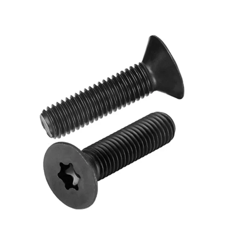 Size: M1.7, Length: 55mm - 10pcs/lot Flat Countersunk Screw Six Lobe Bolt Machine screw M2 M2.5 M3 M4 M5 M6 M8 M10 Black 304 Stainless Steel Torx Head