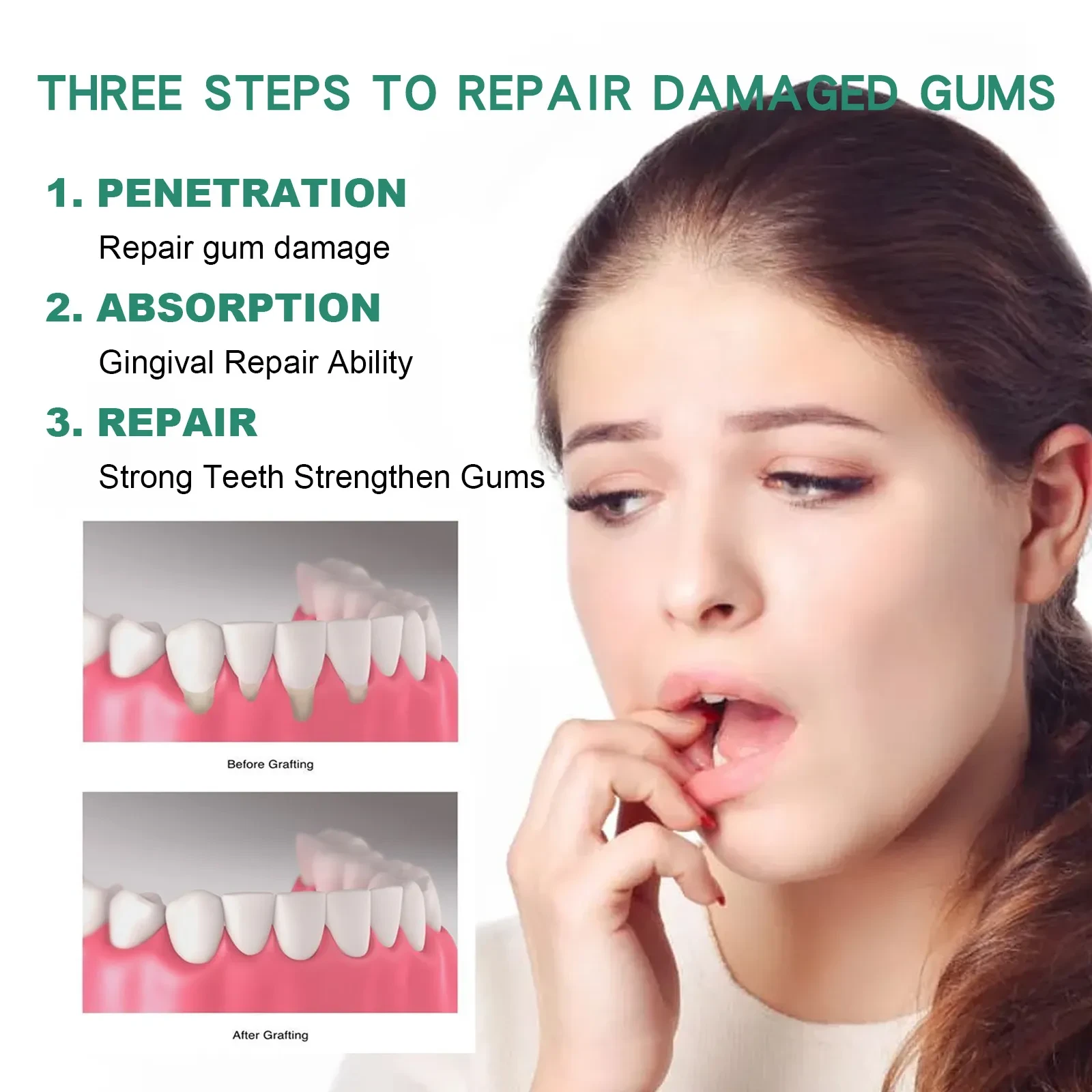 Gum Repair Drops Gum Relief Periodontal Foamin