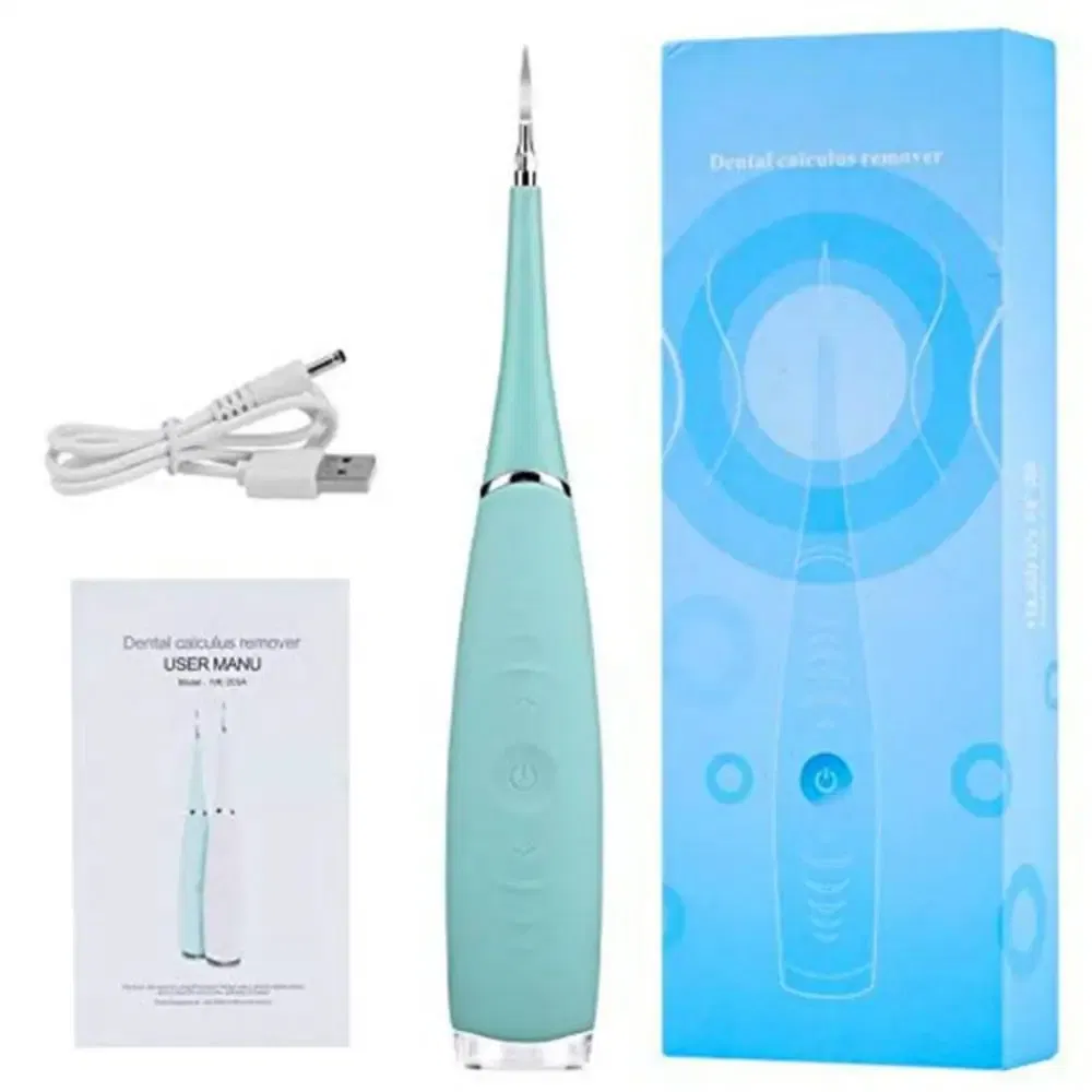 Color: Yellow - Portable Electric Sonic Tooth Scaler Tooth Cleaner Calculus Stains Tartar Remover Tool Teeth Whitening Oral Hygiene Dropshipping