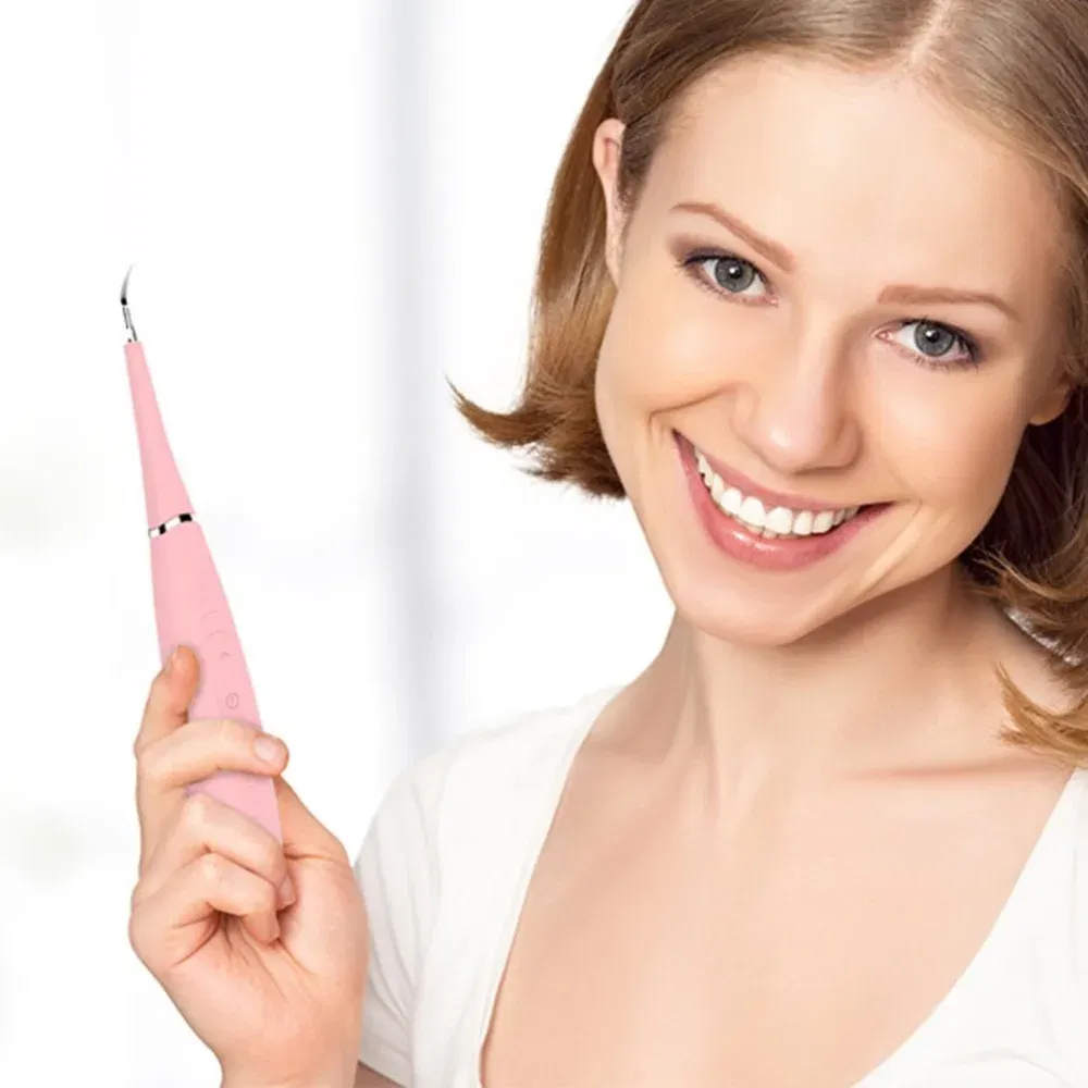 Color: Yellow - Portable Electric Sonic Tooth Scaler Tooth Cleaner Calculus Stains Tartar Remover Tool Teeth Whitening Oral Hygiene Dropshipping