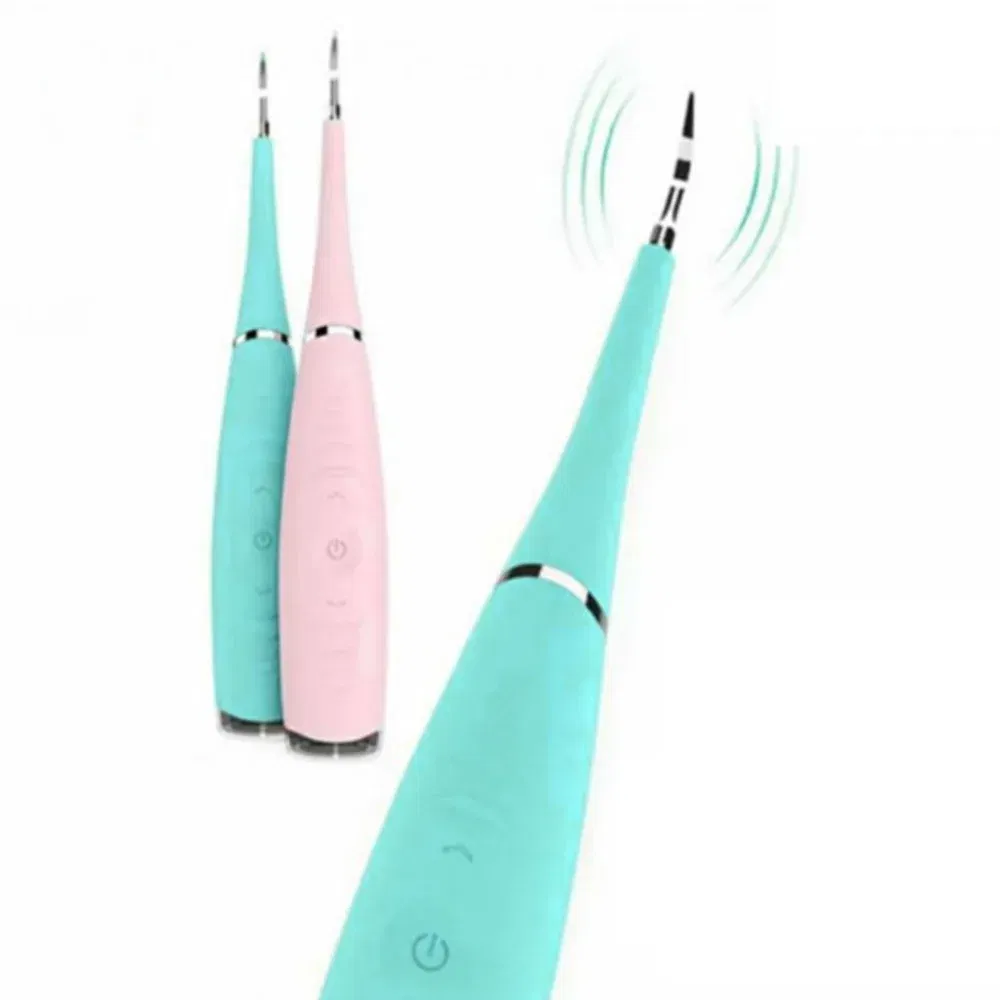 Color: Yellow - Portable Electric Sonic Tooth Scaler Tooth Cleaner Calculus Stains Tartar Remover Tool Teeth Whitening Oral Hygiene Dropshipping