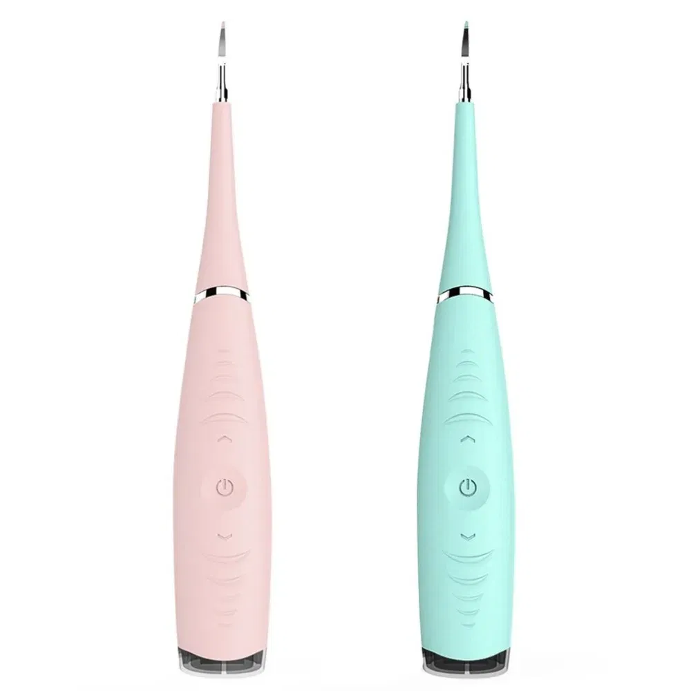 Color: Yellow - Portable Electric Sonic Tooth Scaler Tooth Cleaner Calculus Stains Tartar Remover Tool Teeth Whitening Oral Hygiene Dropshipping