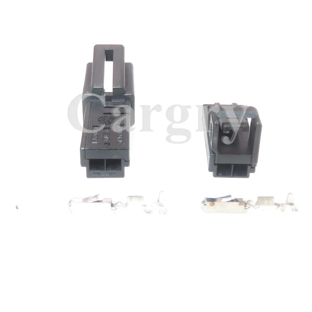 Color: black - 1 Set 2P Automobile Speaker Wire Harness Socket with Wires AC Assembly for VW Audi 1-1534113-1 1534155-1 4B0971832 4E0972575