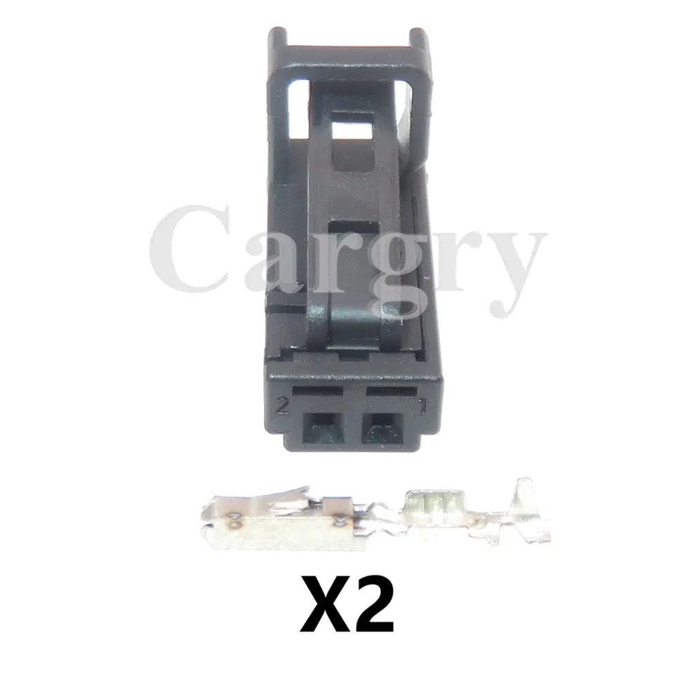 Color: black - 1 Set 2P Automobile Speaker Wire Harness Socket with Wires AC Assembly for VW Audi 1-1534113-1 1534155-1 4B0971832 4E0972575