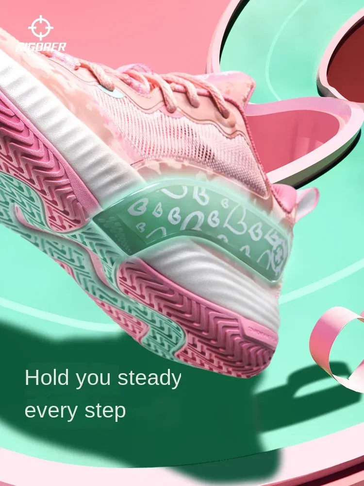 RIGORER AR Battle 2 'Think Pink'Austin Reaves Basketball Shoes Men Shock Cushioning Low top Professional Practical Sneakers
