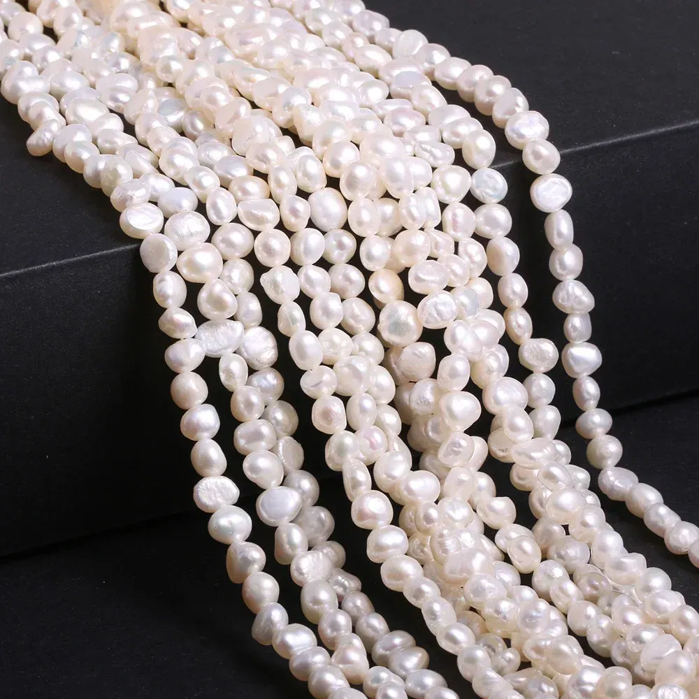 Color: Dark Red, Item Diameter: 18mm - Natural Freshwater Pearl Baroque White pink Irregular Beads for Jewelry Making DIY Earrings Bracelet Necklace Accessories