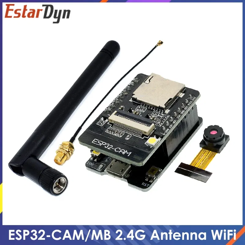 Color: Green Jade - ESP32-CAM ESP32-CAM-MB MICRO USB ESP32 Serial to WiFi ESP32 CAM Development Board CH340 CH340G 5V Bluetooth+OV2640 Camera