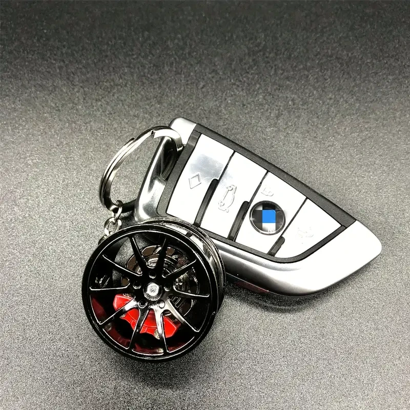 Brake 360 Rotating Car Keychain Pendant