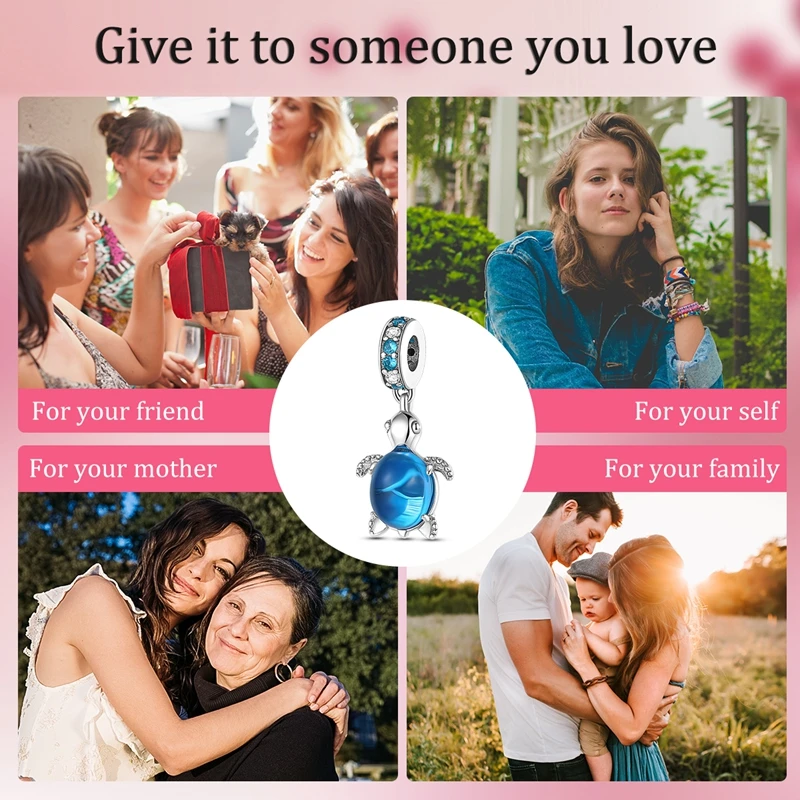 Color: Red - Hot 925 Sterling Silver Articles Daily Use Series Charms Beads Fit Original Pandora Bracelets S925 DIY Jewelry Gifts Accessories