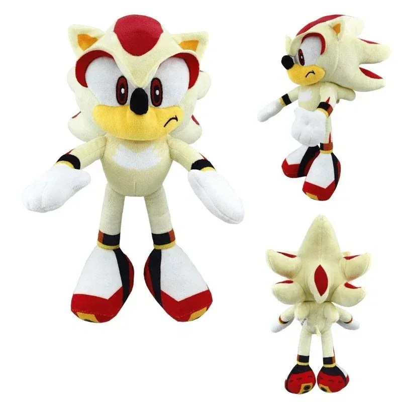 Color: MAROON - Hot Sale Sonics Plush toys Anime Figure Infinite Shadow Chaos Soft Stuffed Animals Sofa Pillows Kids Toys Home Decoration