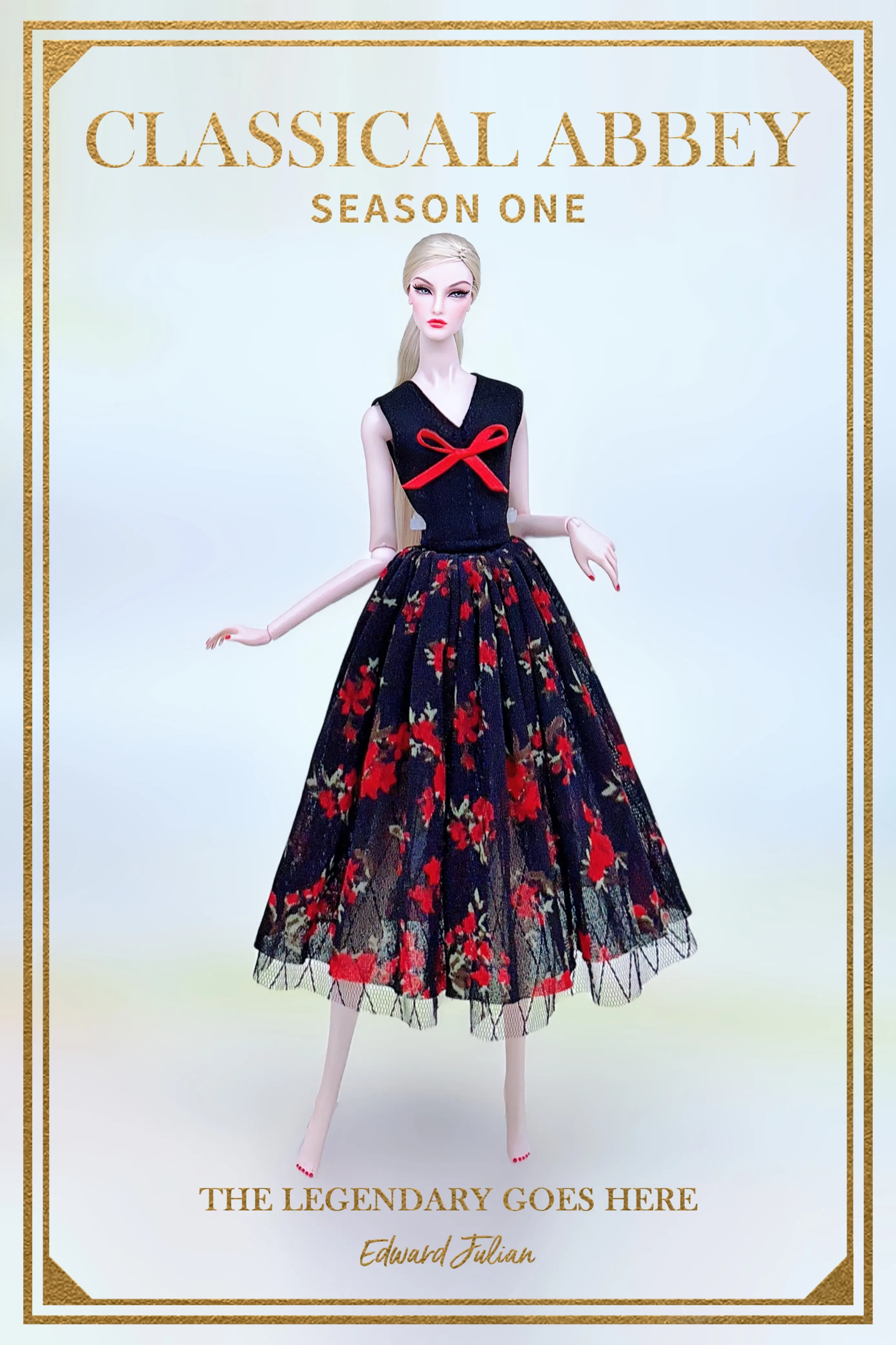 Color: WHITE - for barbie doll clothes batch