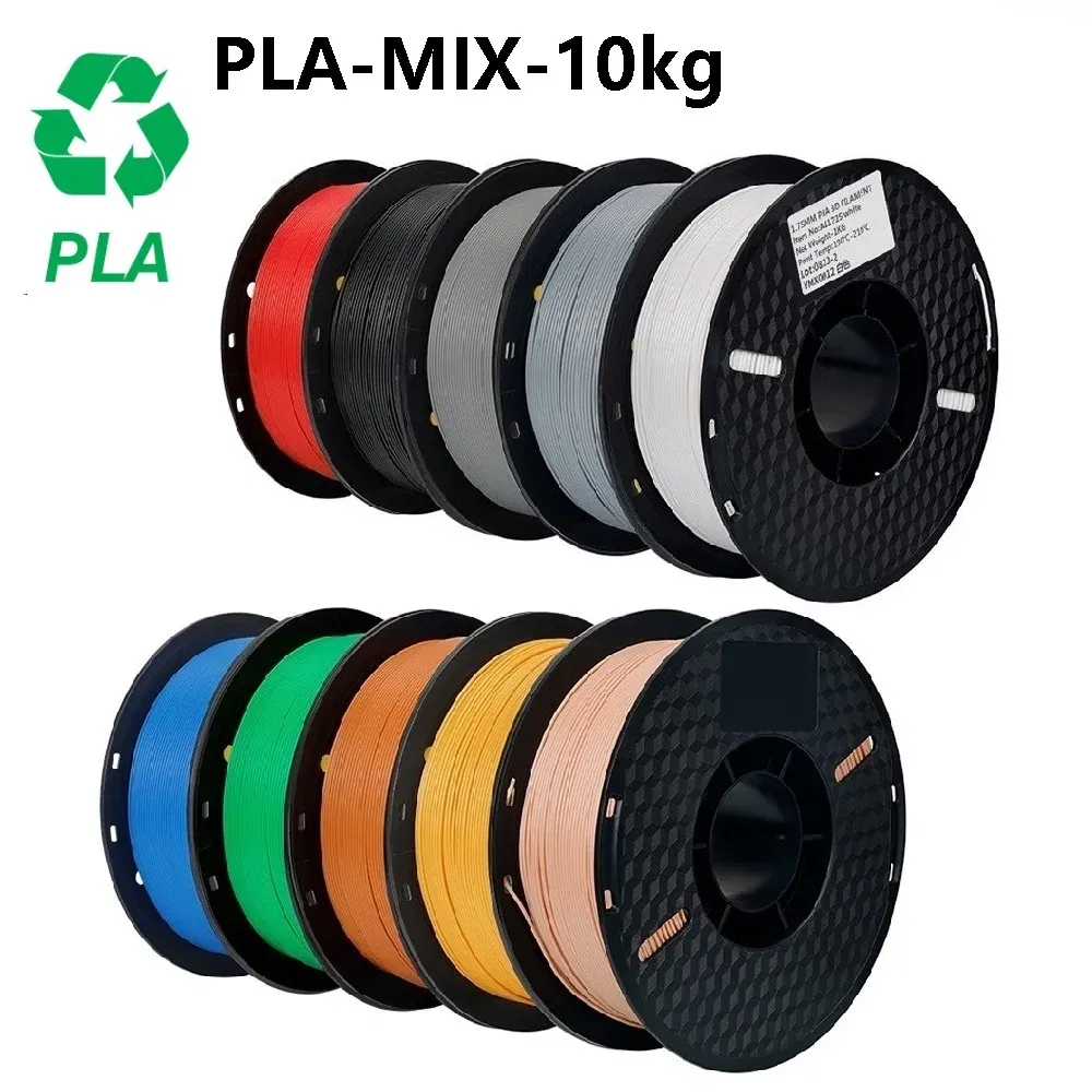 Color: Tran-Orange, Ships From: CHINA - Top 3D Printer 10KG PLA PETG ABS Filament 3D Printing Plastic Material 1.75mm 100% No Bubble Spool