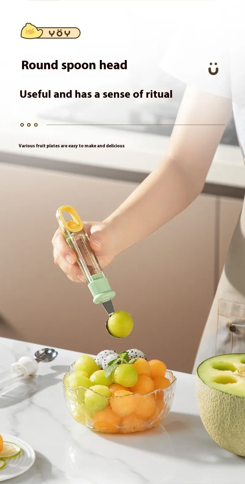 Fruit Baller and Scooper Set