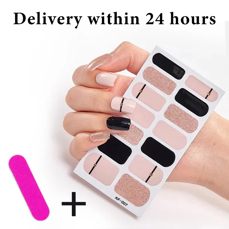 Color: Desert Camouflage - Full Cover Nail Stickers Nail Polish Nail Decoration Nails Sticker Designer Self Adhesive Nail Sticker Creative Nail Art Sticker