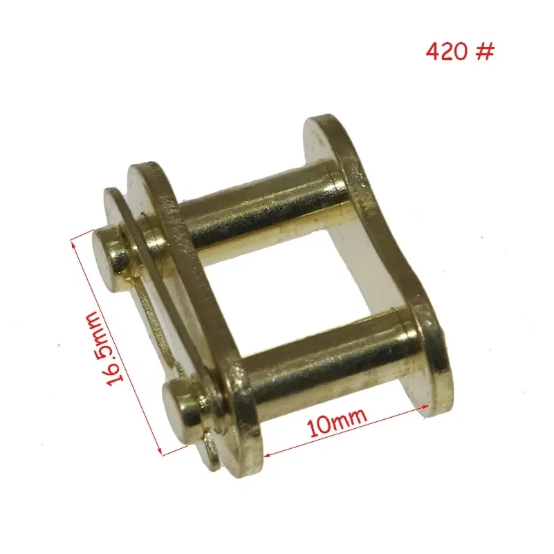 Color: Ivory - 25h t8f 420 428 530 chain link master pocket dirt pit atv quad go kart and motorcycle gas scooter