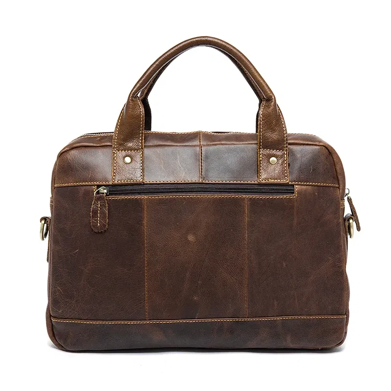 Color: SKY BLUE, Ships From: CHINA - WESTAL Men's Bag Genuine Leather Men's Briefcases Laptop Bag Leather Totes for Document Office Bags for Men Messenger Bags 8002