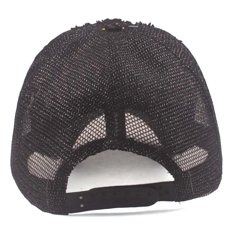 [YARBUU] Sequin Baseball Cap Sunshade Net Cap For Outdoor Activity Light Panel Baseball Hat Sunshade Sunscreen Peaked Cap