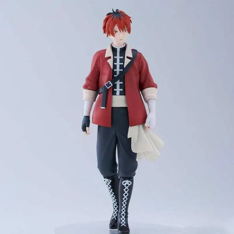 Color: GRAY - Anime Beyond Journey End Frieren Figure Fern Action Figures Cute Stark Figurine Look Up Model Decor Dolls PVC Collectible Toys