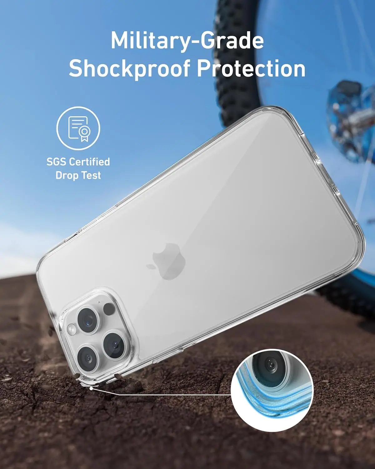 Color: Beige, Material: leather - For iPhone 16 15 14 13 12 Pro Max Case Clear, Slim Thin Lightweight Transparent [Non-Yellowing] Protective Phone Case