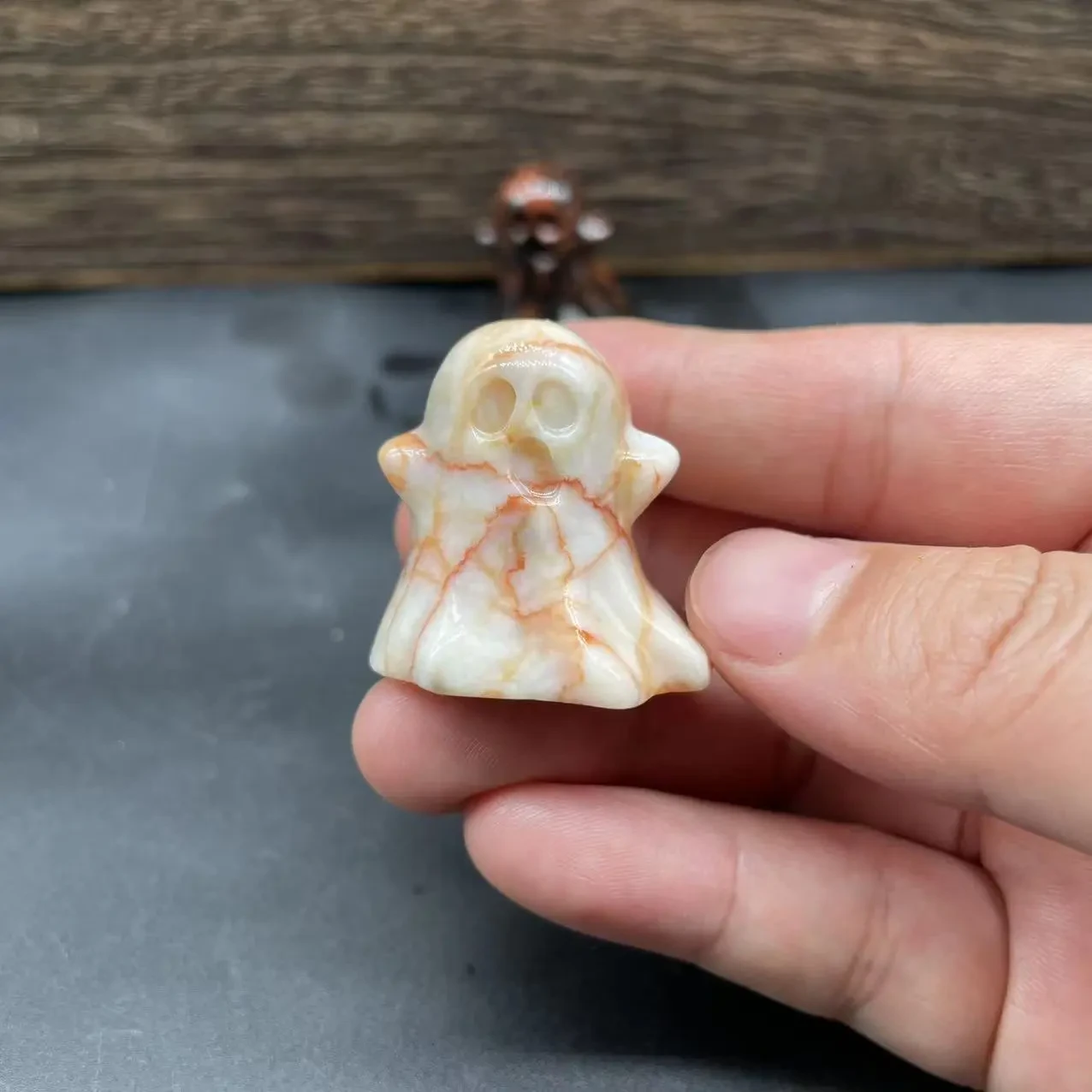 Halloween Natural Stone Little Ghost