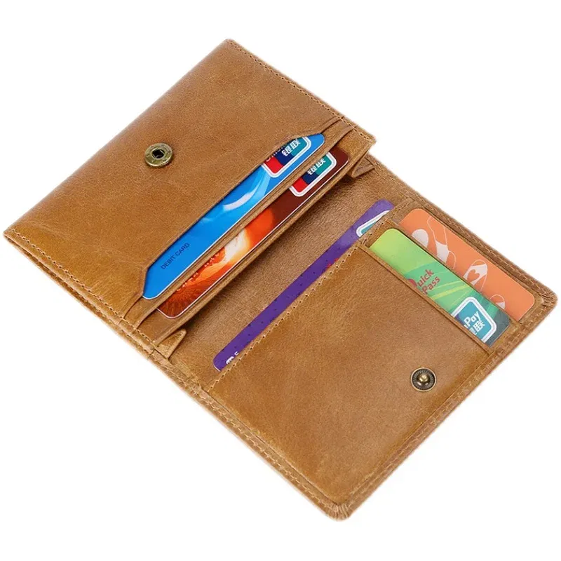 Color: Coffee, Ships From: CHINA - Luxury Genuine Leather Cowhide Card Holder RFID Blocking Purse Men and Women Credit Card Wallet Slim Business ID VIP Cards Bags