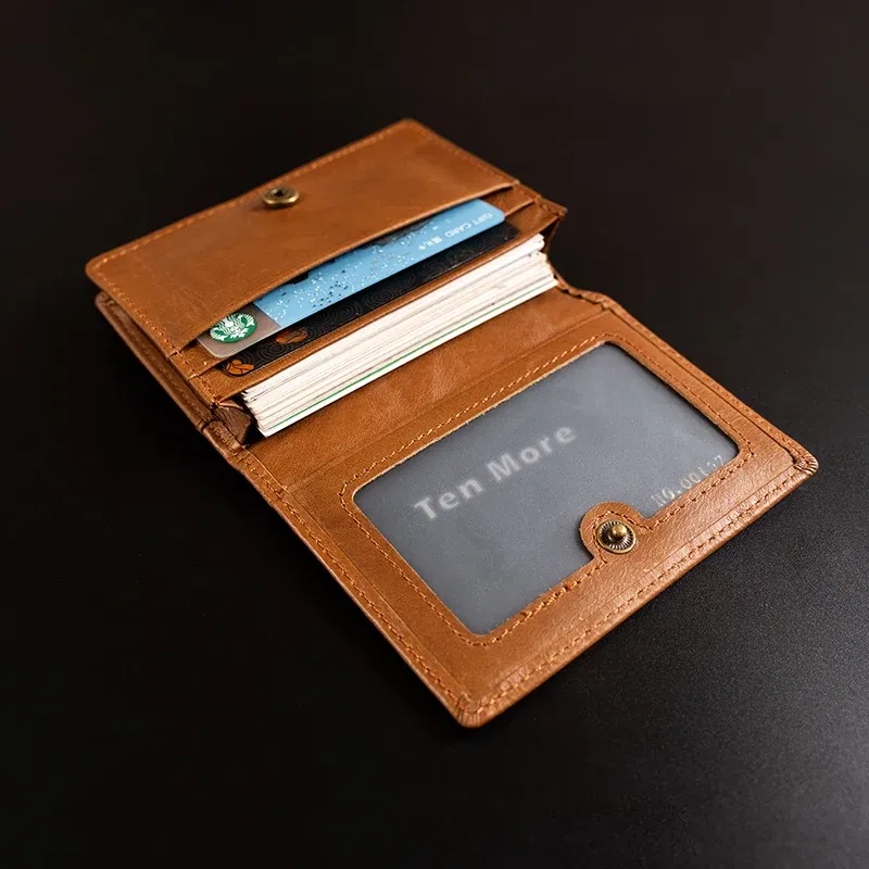 Color: Coffee, Ships From: CHINA - Luxury Genuine Leather Cowhide Card Holder RFID Blocking Purse Men and Women Credit Card Wallet Slim Business ID VIP Cards Bags