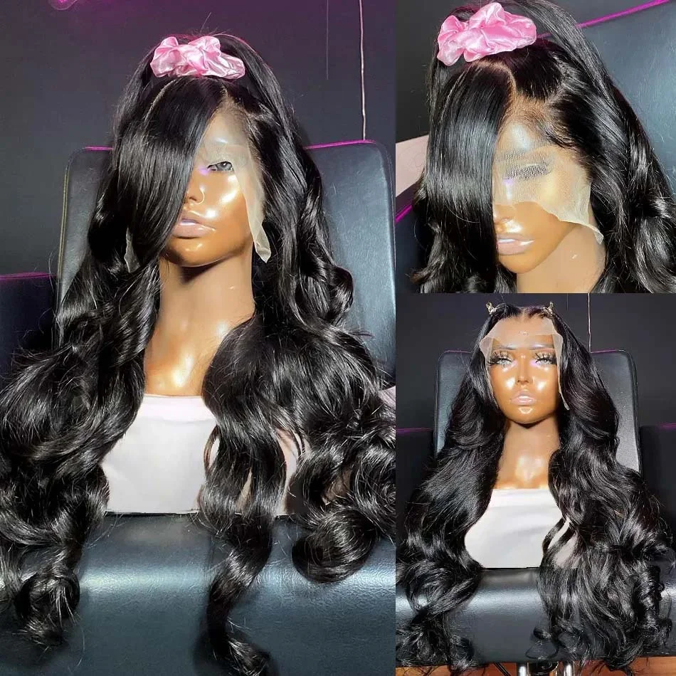 Color: 1B/30HL, Stretched Length: 38inches, Density: 220%, Ships From: CHINA - 30 40 Inch Hd Lace Wig 13X6 Human Hair Lace Frontal Wig Body Wave 13X6 Hd Lace Frontal Wig 13X4 Lace Front Human Hair Wigs