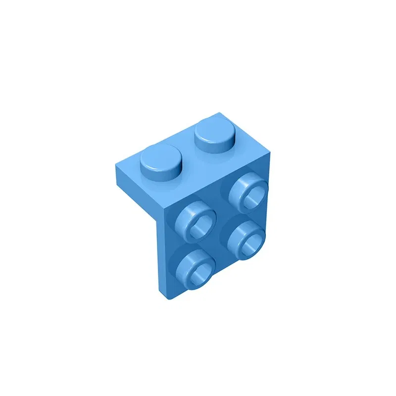 Color: Multicolor - Gobricks GDS-641 ANGLE PLATE 1X2 / 2X2 compatible with lego 44728 21712 92411 children's toys Assembles Building Blocks