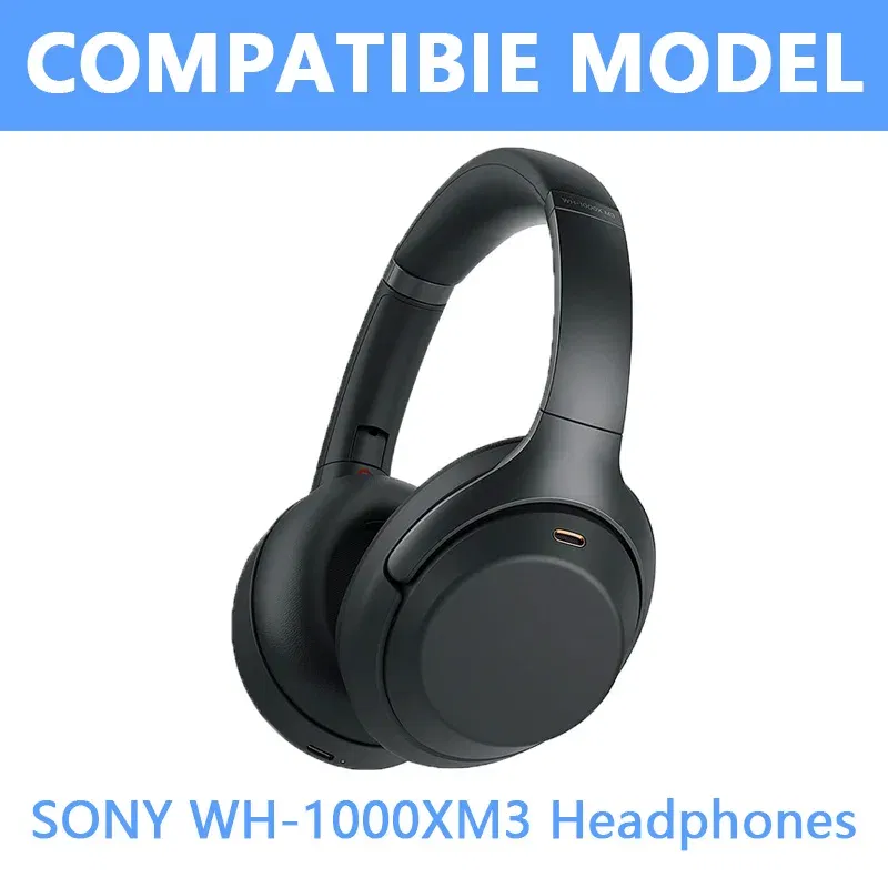 Color: BROWN - KUTOU Replacement Headband for Sony WH-1000XM4 1000XM3 Wireless Headphone XM4 XM3 Headband Cover Repair Parts Kit