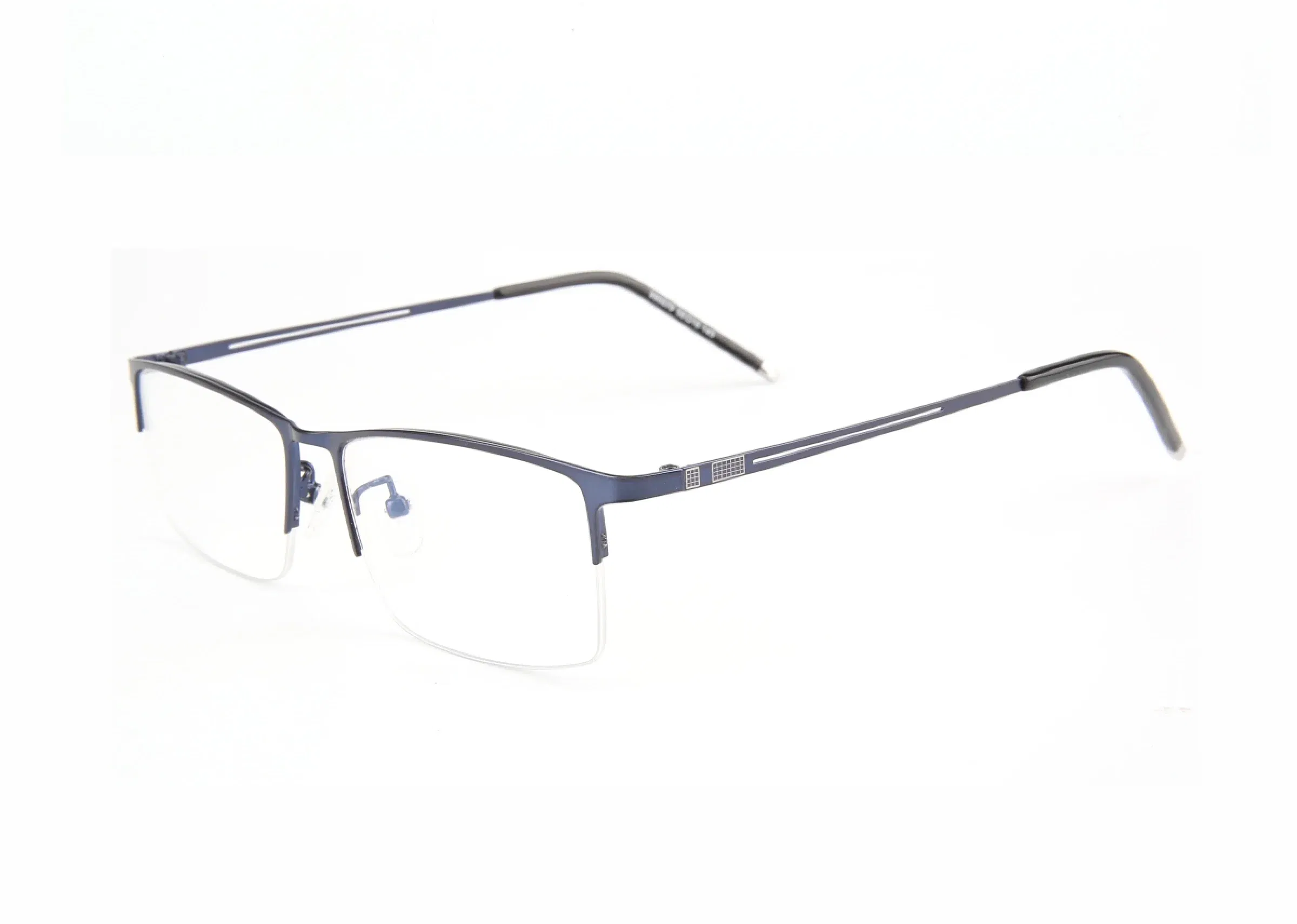 Frame Color: WHITE, Eye Prescription: +50 - Sun Photochromic Finished Myopia Glasses Women Men Metal Half Frame Chameleon Short-sight Eyewear0 -0.5 -0.75 -1.0  To -6.0