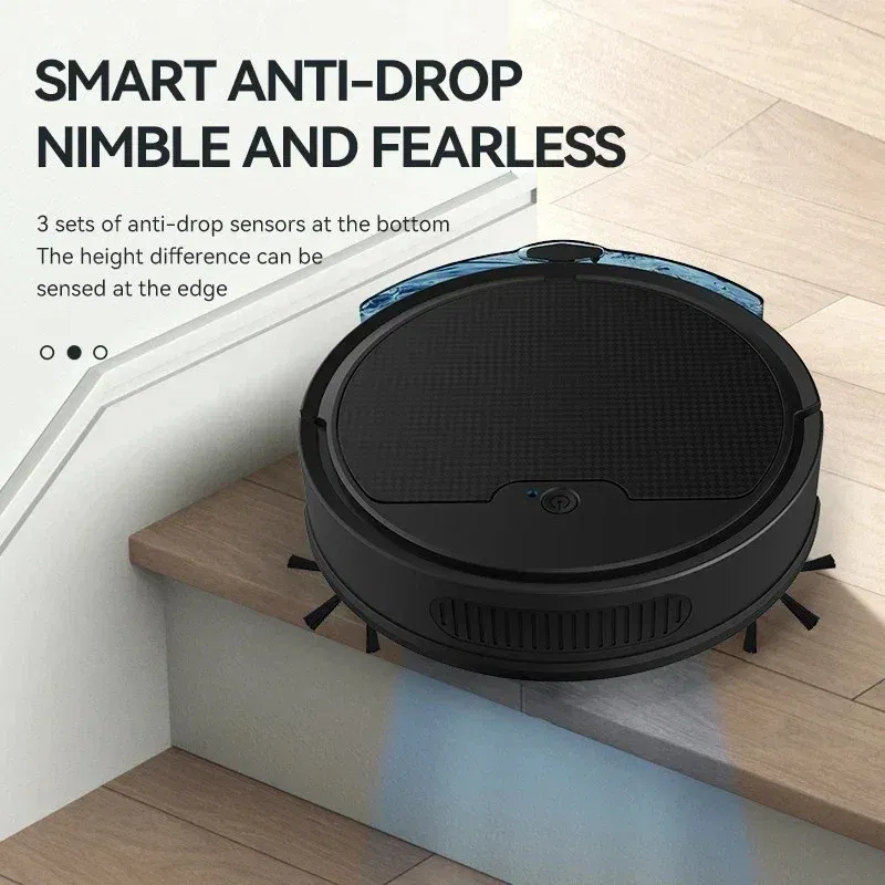 Color: WHITE - New Xiaomi Automatic Sweeping Robot Vacuum Cleaner APP Control Water Tank Sweep And Wet Mopping Vacuum Clean Intelligent Robot