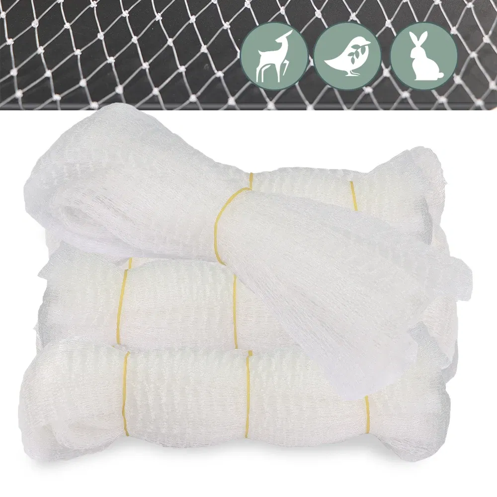 Color: grey, Size: L - 3x1-20M Anti-bird Netting Garden Outdoor Pest Barrier Knotted Square Mesh Protection Net Extra Strong Poultry Breeding Nylon Net